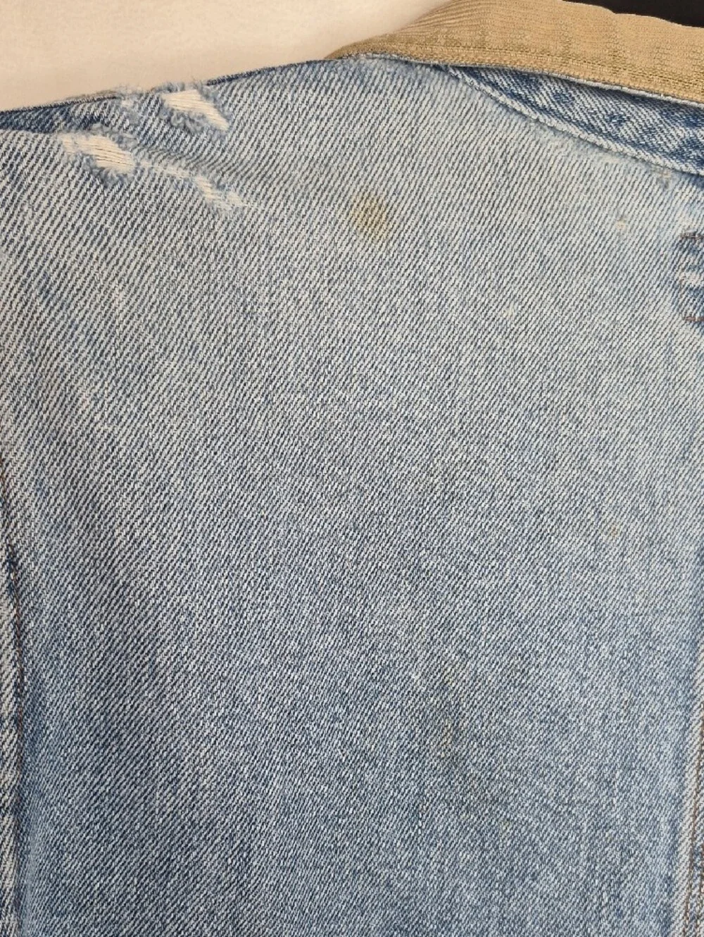 Vintage 80s Polo Ralph Lauren Made in USA Distressed Denim Jacket Medium